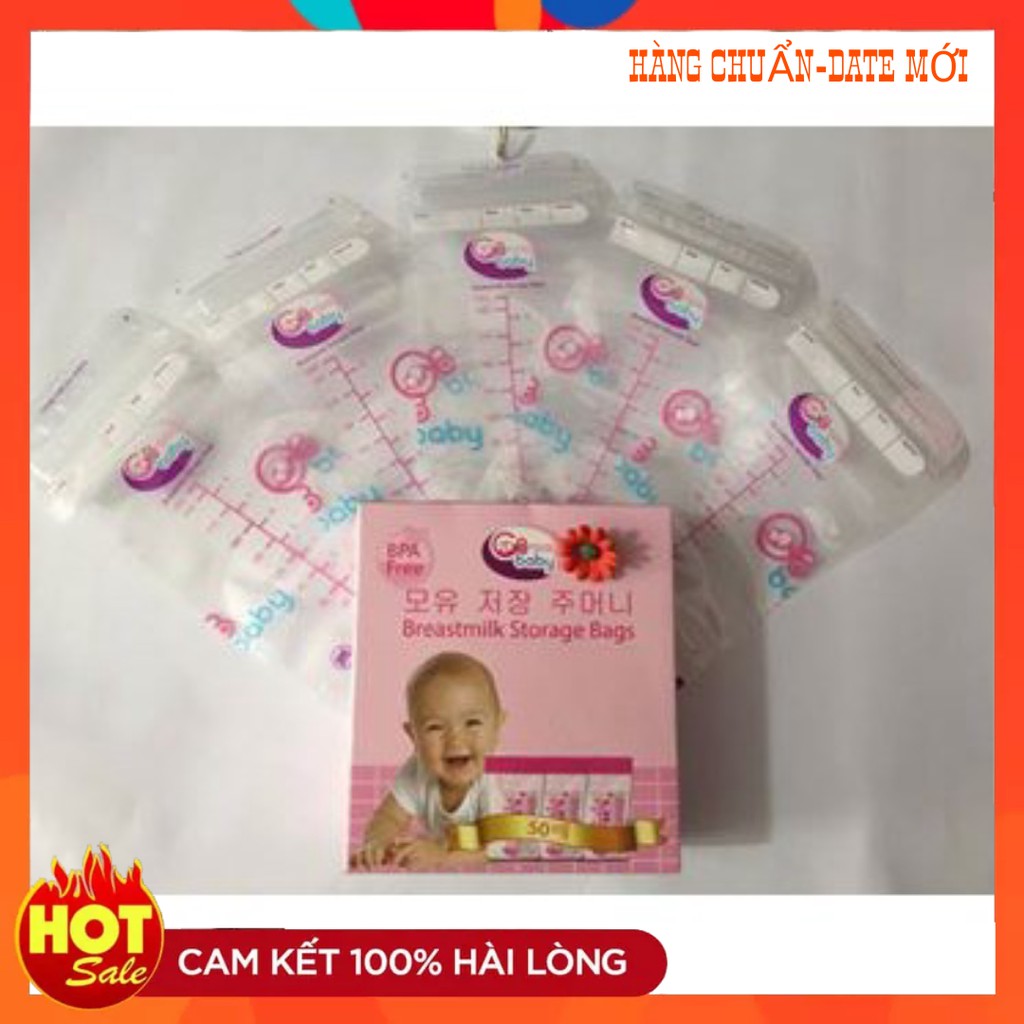 Hộp 50 túi trữ sữa GB Baby Hàn Quốc