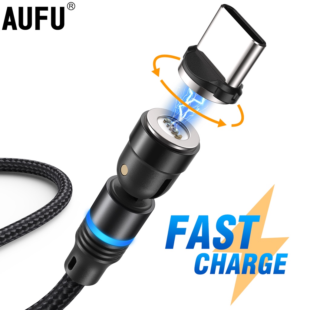 Dây Cáp Sạc Nam Châm 3A Micro USB Type C 2m 1m Cho Điện Thoại