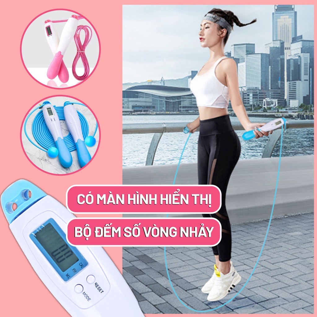 Dây Tập Thể Dục Giảm Béo Thể Thao Tại Nhà Có Bộ Đếm Thông Minh Chuyên Nghiệp Kèm Dây Và Quả Bóng Lớn Cho Người Lớn V