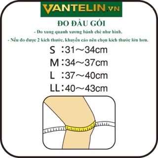 Đai bảo vệ đầu gối- VANTELIN