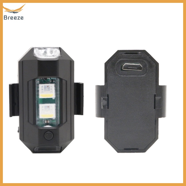 Đèn Led Cảnh Báo Gắn Đuôi Xe Máy Bay Điều Khiển Từ Xa Có Thể Sạc Lại