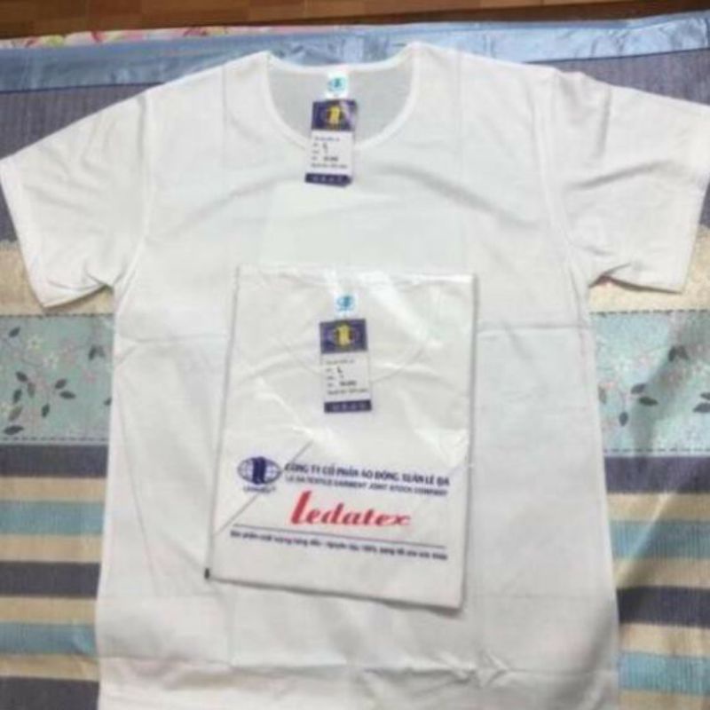 COMBO 5 chiếc áo lót nam cộc tay 100% Cotton LEDATEX