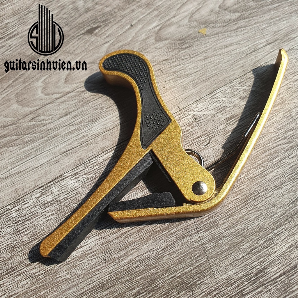 Capo guitar siêu chắc cho đàn acoustic và classic - Tặng pick gãy đàn xà cừ khi đặt hàng ngay