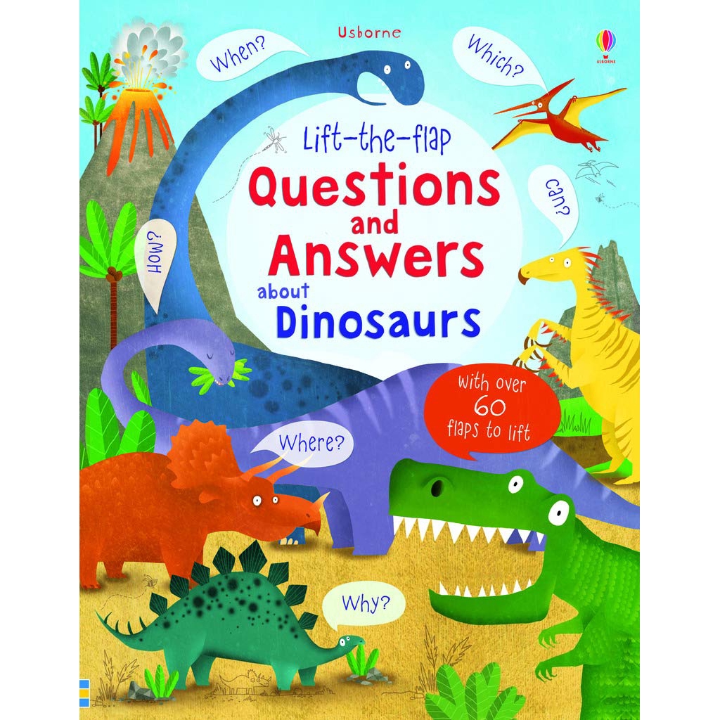 Sách Lift-The-flap: Questions And Answers About Dinosaurs