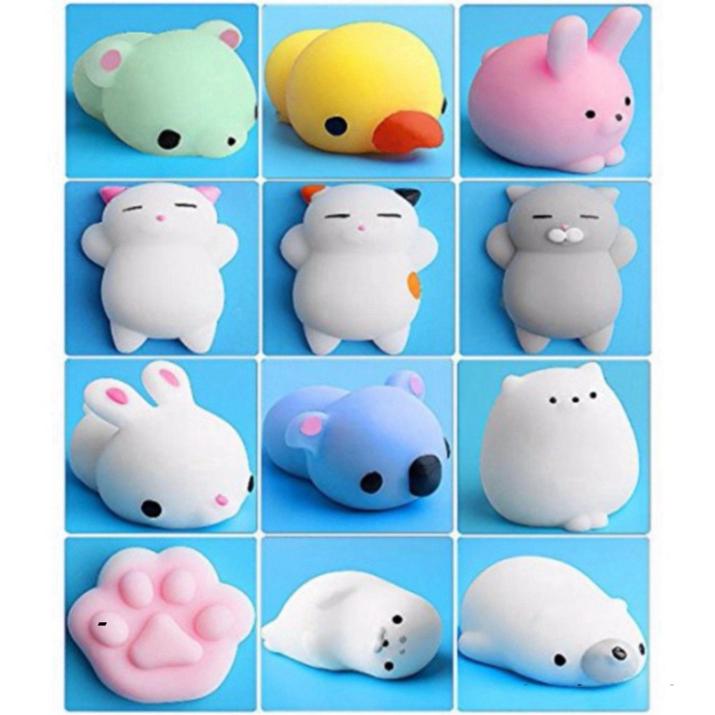 Đồ Chơi Squishy Mochi Hình Thú Cực Dễ Thương S020