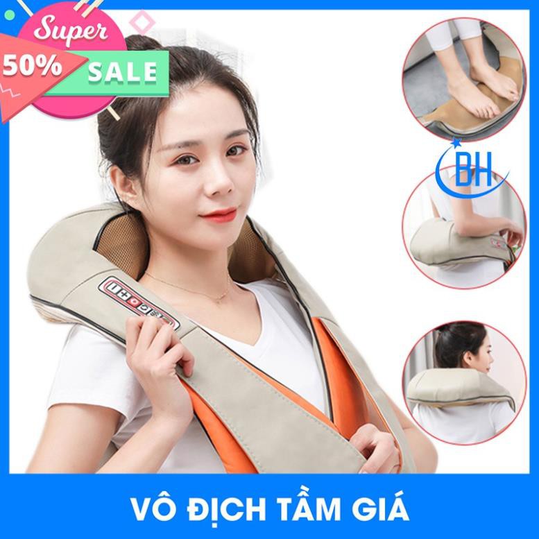 Máy đấm bóp vai gáy, máy massage hồng ngoại vai gáy cao cấp