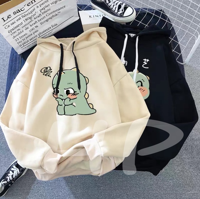 Áo hodie khủng long má hồng THP876 | BigBuy360 - bigbuy360.vn