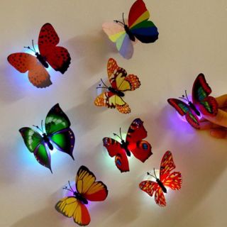 Đèn ngủ bướm phát sáng 3D