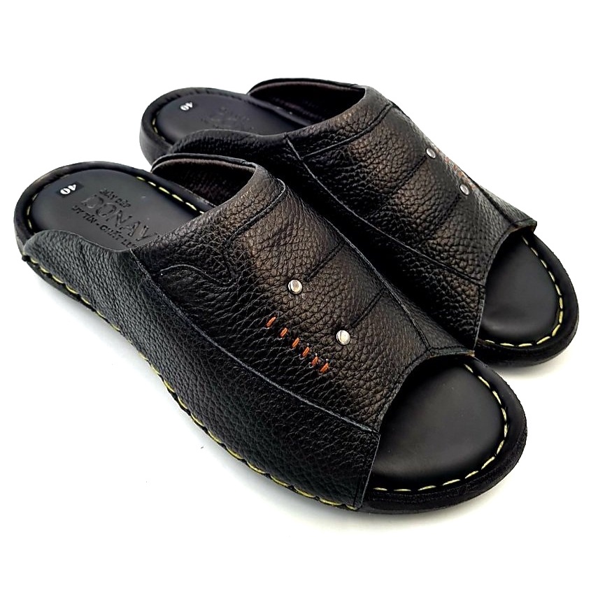 Dép nam cao cấp, da bò thật, dép xăng đan-Kinson Shop