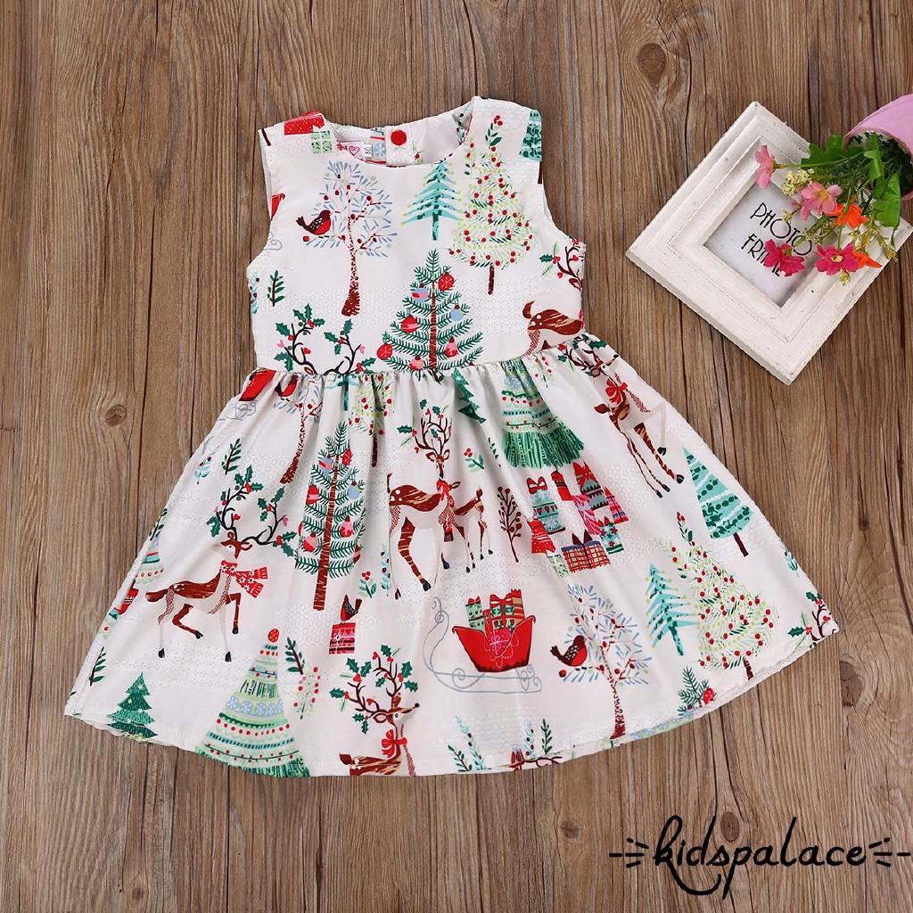 Christmas Baby Kids Girl Dress