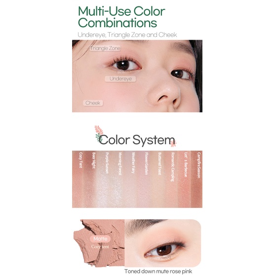 Bảng phấn mắt 10 ô màu sắc cực nhẹ  Etude Play Color Eyes Good Morning Camping 6g giúp đôi mắt tỏa sáng đẹp dịu dàng mà ko chói lóa