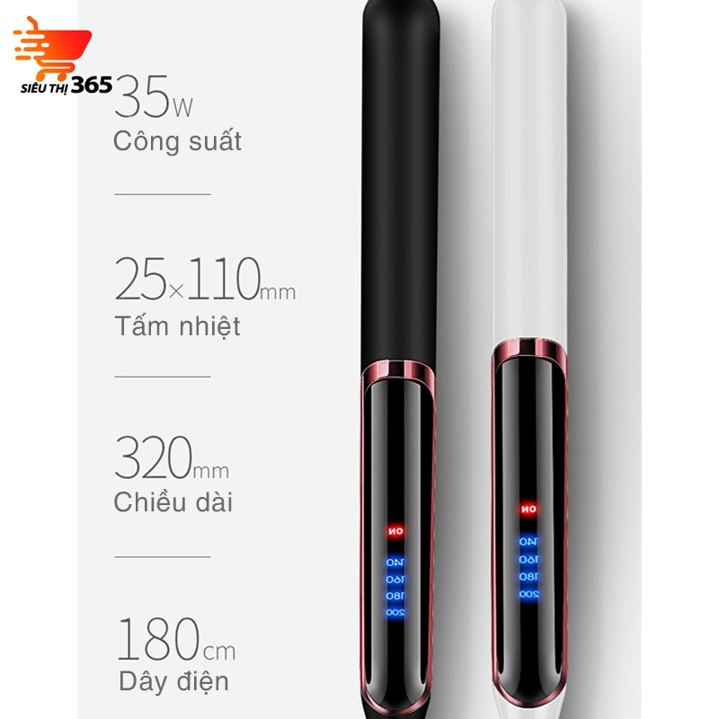 Máy Uốn Tóc Xoăn Tạo Kiểu Tự Động Cao Cấp, Lược Uốn Xoăn Tự Động Xoay 360 Độ loại 2022