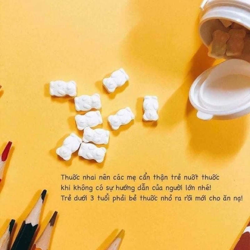 ZinC Bioisland bổ sung kẽm hình gấu cho bé lọ 120viên