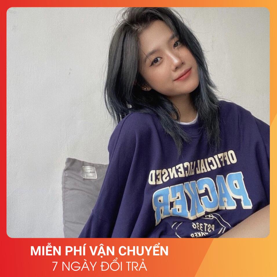 Áo nỉ xanh Baker Hàn Quốc 24 April nữ &lt;3