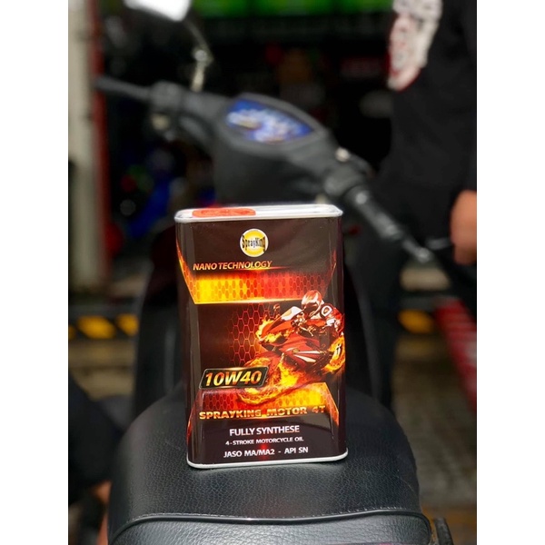Nhớt Sprayking Moto 10w40 full tổng hợp dành cho xe máy