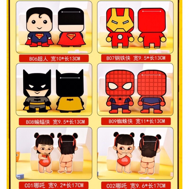 combo 5 bao lì xì hoạt hình hot 2022
