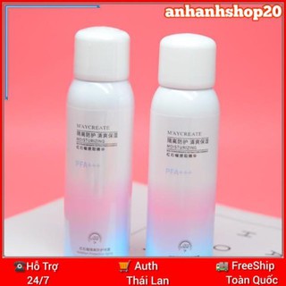 Xịt chống nắng trắng da maycreate 150ml spf35