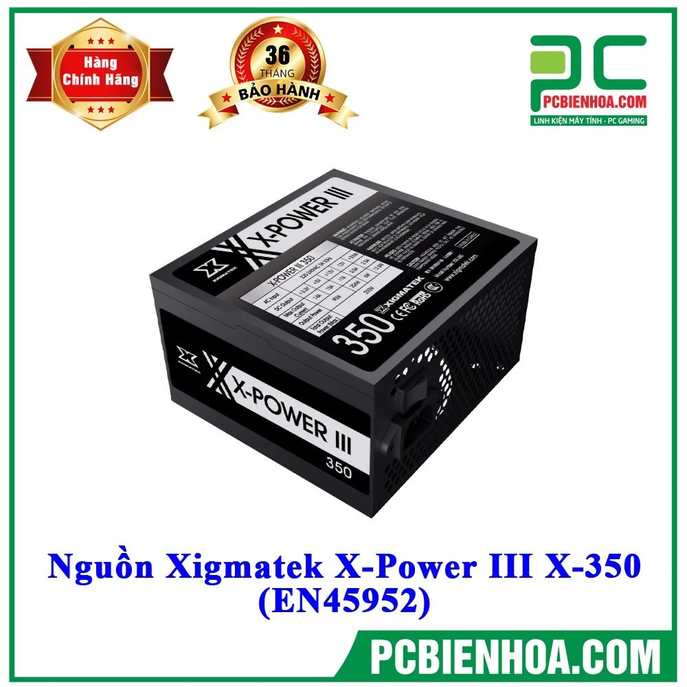 NGUỒN MÁY TÍNH XIGMATEK X-POWER X-350 350W MAI HOÀNG