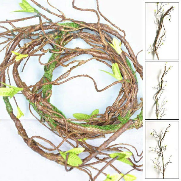 Cành cây leo nhân tạo trang trí bể bò sát