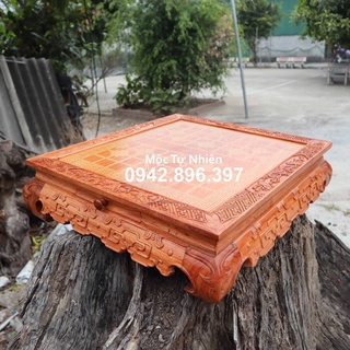 Bàn cờ tướng chân đế gỗ hương giá rẻ