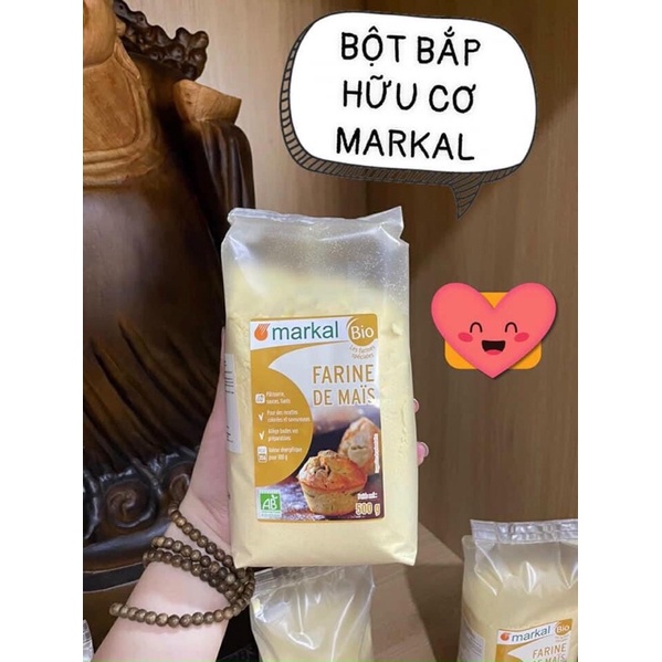 Bột bắp hữu cơ Markal làm bánh,nấu soup