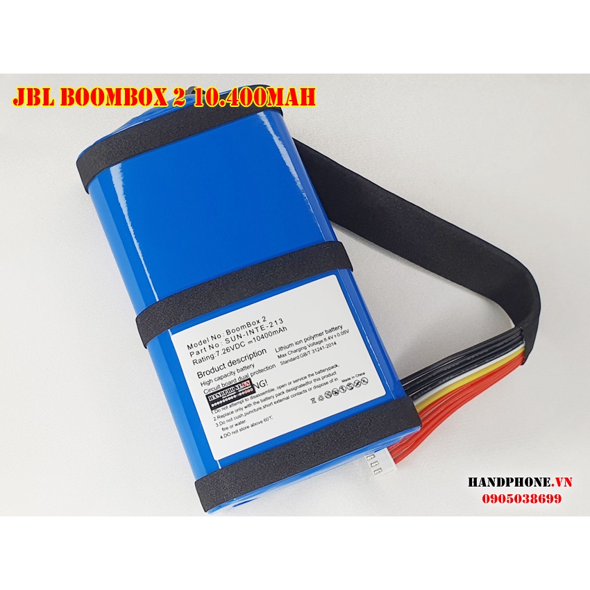 Pin cho loa Bluetooth JBL BoomBox 2 7.26V dung lượng cao 10.400mAh