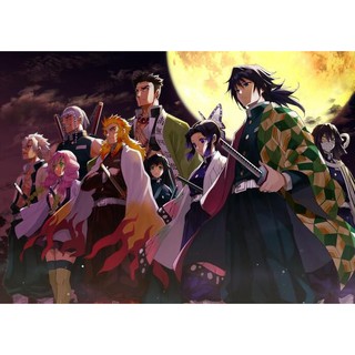 Mô hình anime Kimetsu no Yaiba Diệt Quỷ Demon Slayer bằng Mica tổng hợp các trụ cột