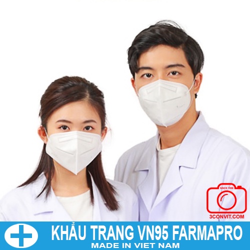 Hộp 10 Khẩu trang 3D kháng khuẩn VN95 Famapro  Chuẩn N95