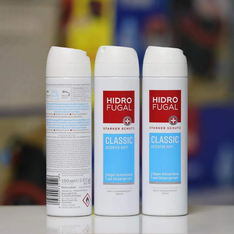 Xịt khử mùi Hidro Fugal không màu không mùi không cồn 75ml