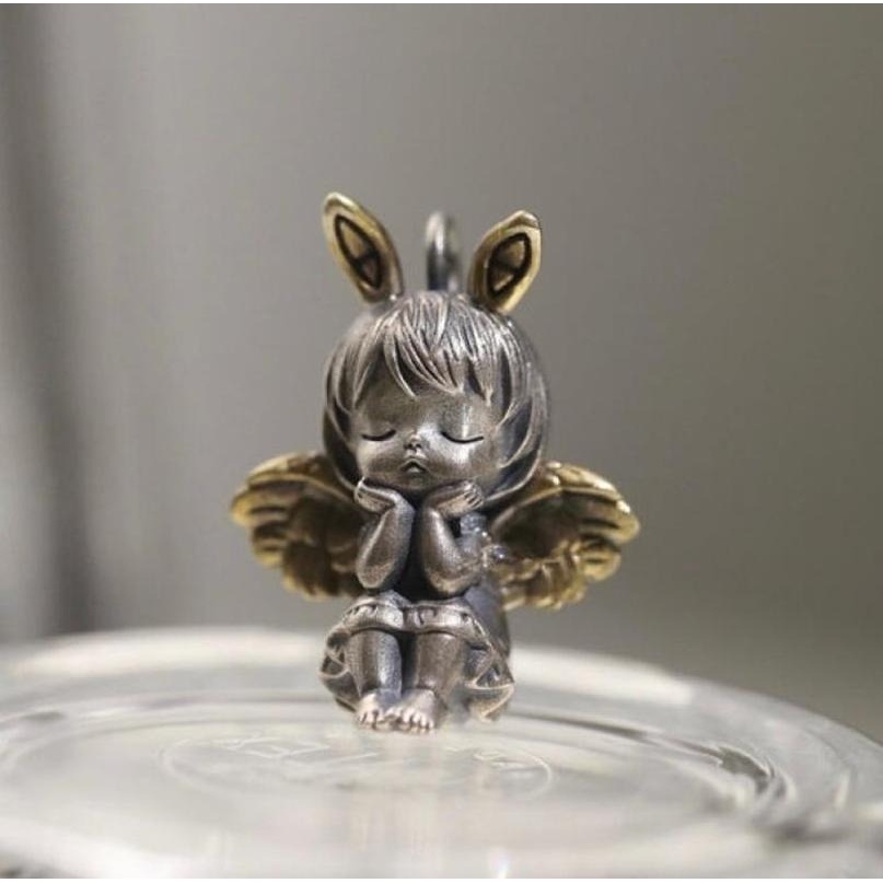 Vòng cổ Kim Loại Mặt Hình Đôi Cánh Thiên Thần Dễ Thương