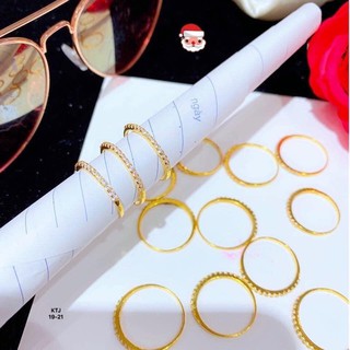 Nhẫn 1 hàng đá 1,5ly (có giấy của tiệm)
