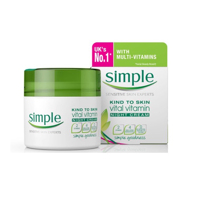 Kem dưỡng đêm Simple