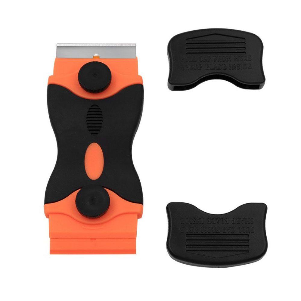 ♫DAPHNE♫ Magic Tool Glass Ceramic Car Cleaner 2 in 1 Plastic Handle Razor With Blade Cleaning Window Gadgets for Kitchen For Oven Cooker Hob Scraper/Multicolor