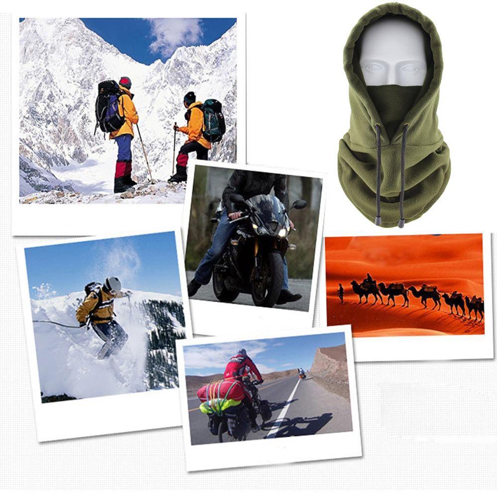 IVORY Mũ Trùm Đầu Chống Gió Giữ Ấm Mùa Đông Hợp Thời Trang Cho Nam Và Nữ Khi Đạp Xe / Trượt Tuyết