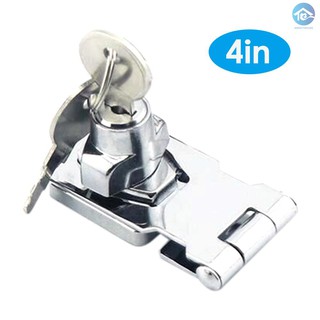 Chốt cài khóa cửa mạ crom kèm chìa khóa chuyên dụng cho cửa gara xe