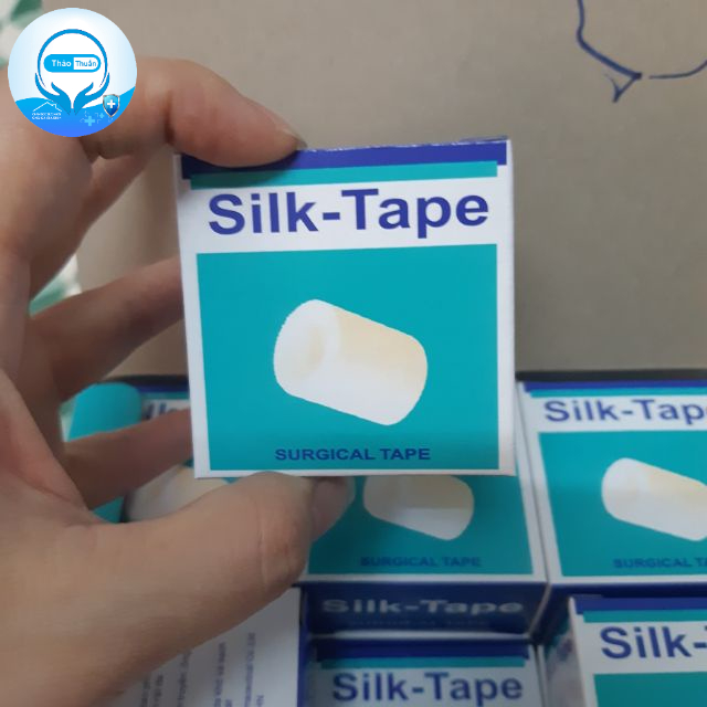 Băng dính vải cuộn Silk Tape hộp 12 cuộn 1,25 x 4m