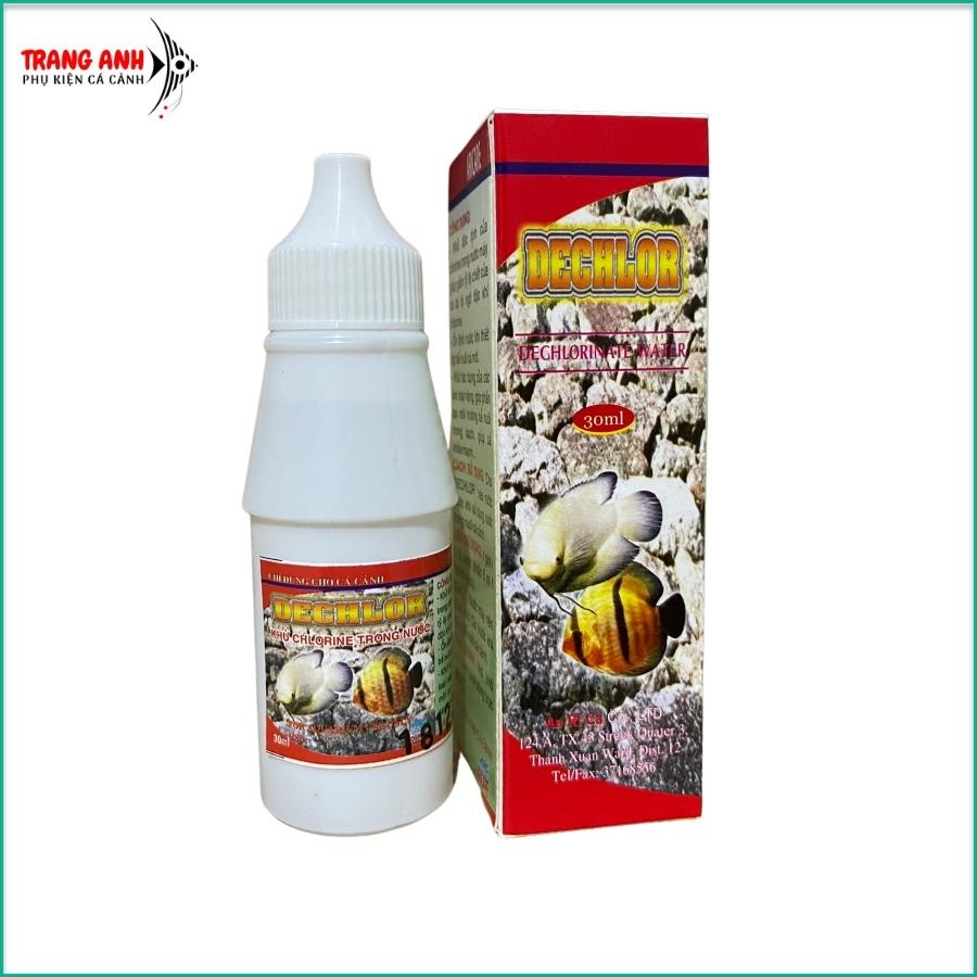 Dung dịch xử lý nước máy Dechlor cho hồ cá cảnh