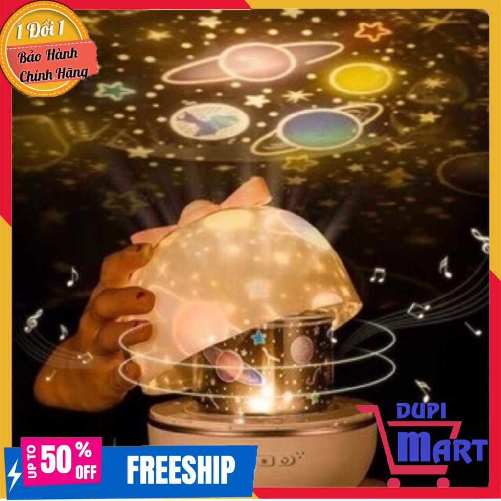 Đèn ngủ chiếu sao - cổ tích - đại dương - sinh nhật xoay tự động đèn LED lãng mạn dễ thương