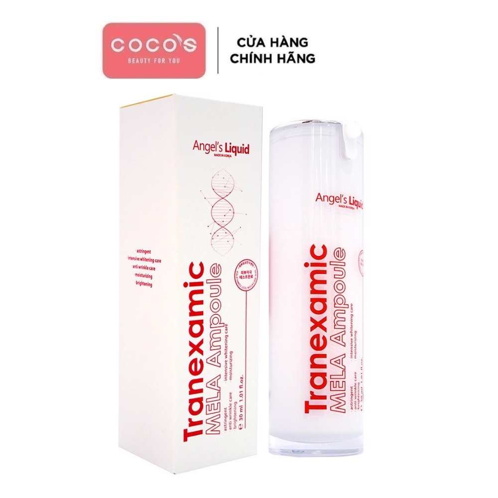 Siêu Tinh Chất Tranexamic Acid Xoá Thâm Đỏ, Mờ Sạm Nám Angel Liquid Tranexamic Mela Ampoule 30ml