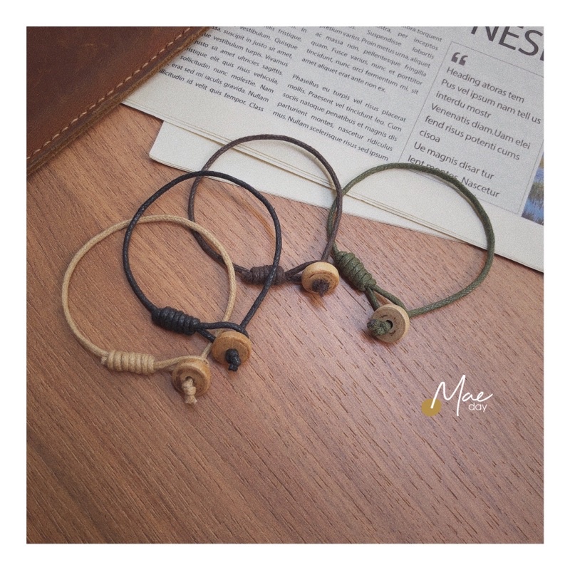 Vòng tay Yuhi - Vòng tay hạt nút vintage