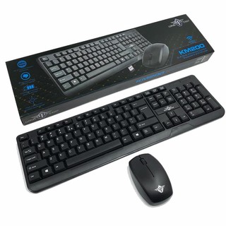 Combo bàn phím chuột không dây cao cấp Warship KM200