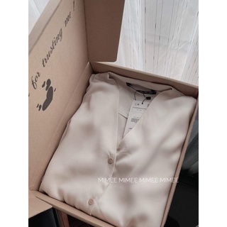 Set áo lụa trai và váy tiểu thư đen mimee