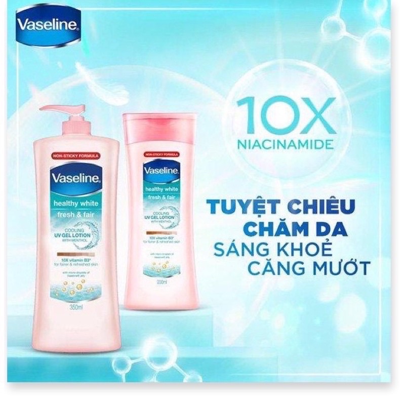 Sữa dưỡng thể trắng da Vaseline 350ml/chai