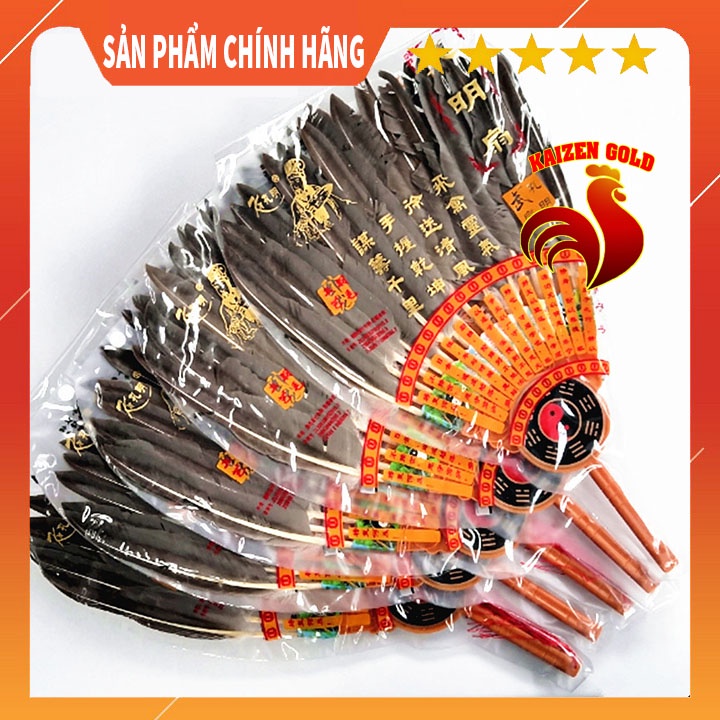 Quạt gia cát khổng minh, quạt âm dương phong thủy, quạt lông gà lông vũ, đồ đóng phim cổ trang