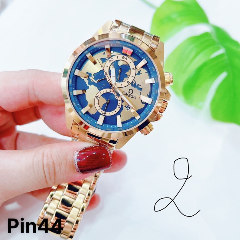Đồng hồ OMEGA nam 6 kim size 44mm bảo hành 24 tháng