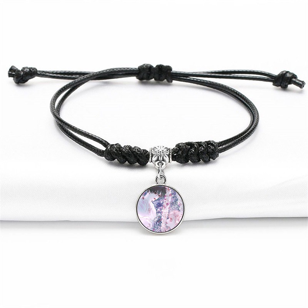 (30) Vòng tay in hình TRỞ THÀNH GIA ĐÌNH CỦA NHÂN VẬT PHẢN DIỆN manhwa phụ kiện trang sức xinh xắn quà tặng độc đáo