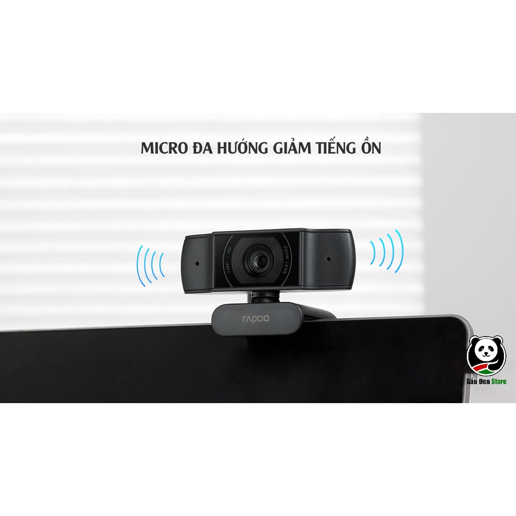 [Bảo Hành 2 Năm] Webcam Rapoo C200 Độ Phân Giải HD 720P - Hàng Chính Hãng | BigBuy360 - bigbuy360.vn