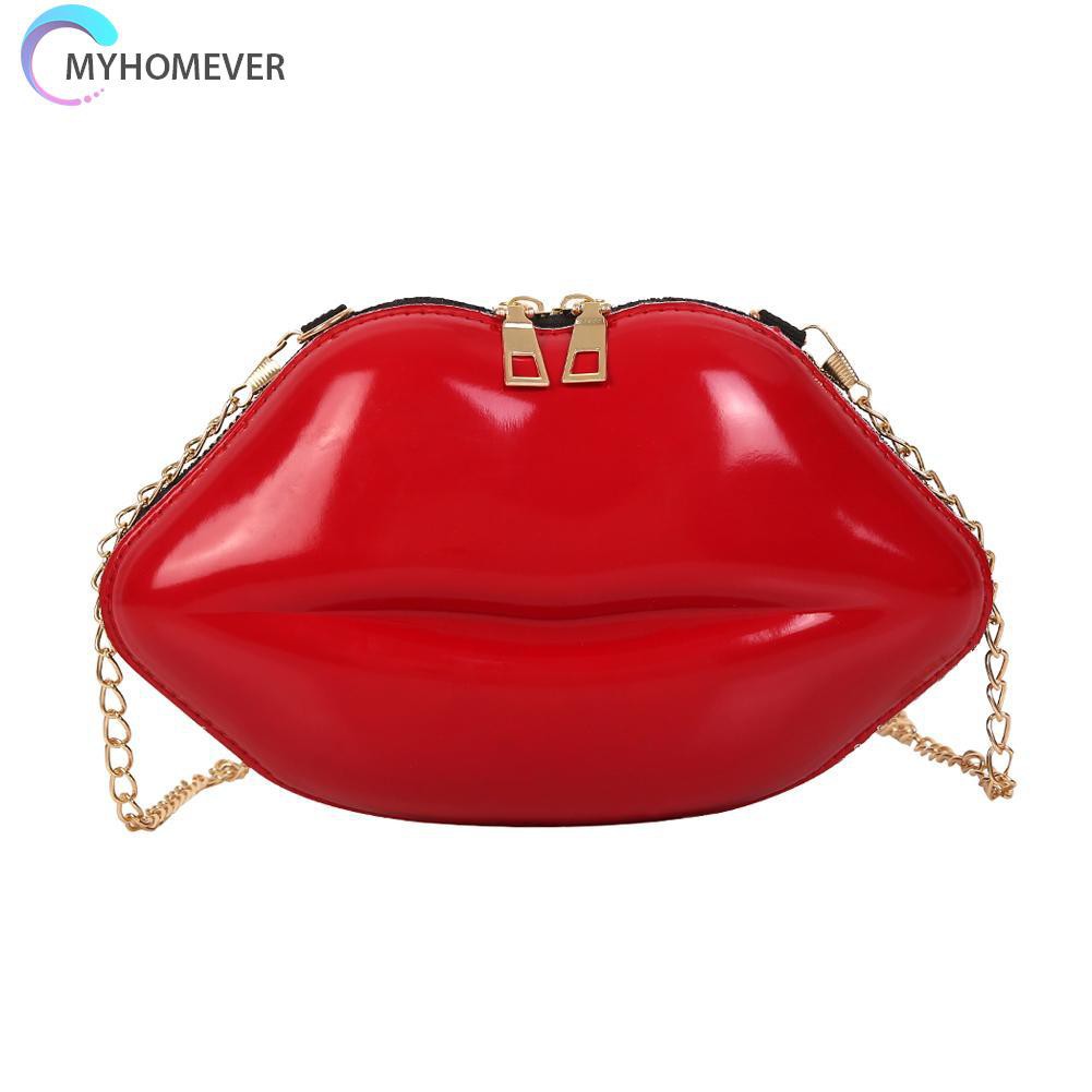 Túi Xách Tay Nữ In Hình Đôi Môi