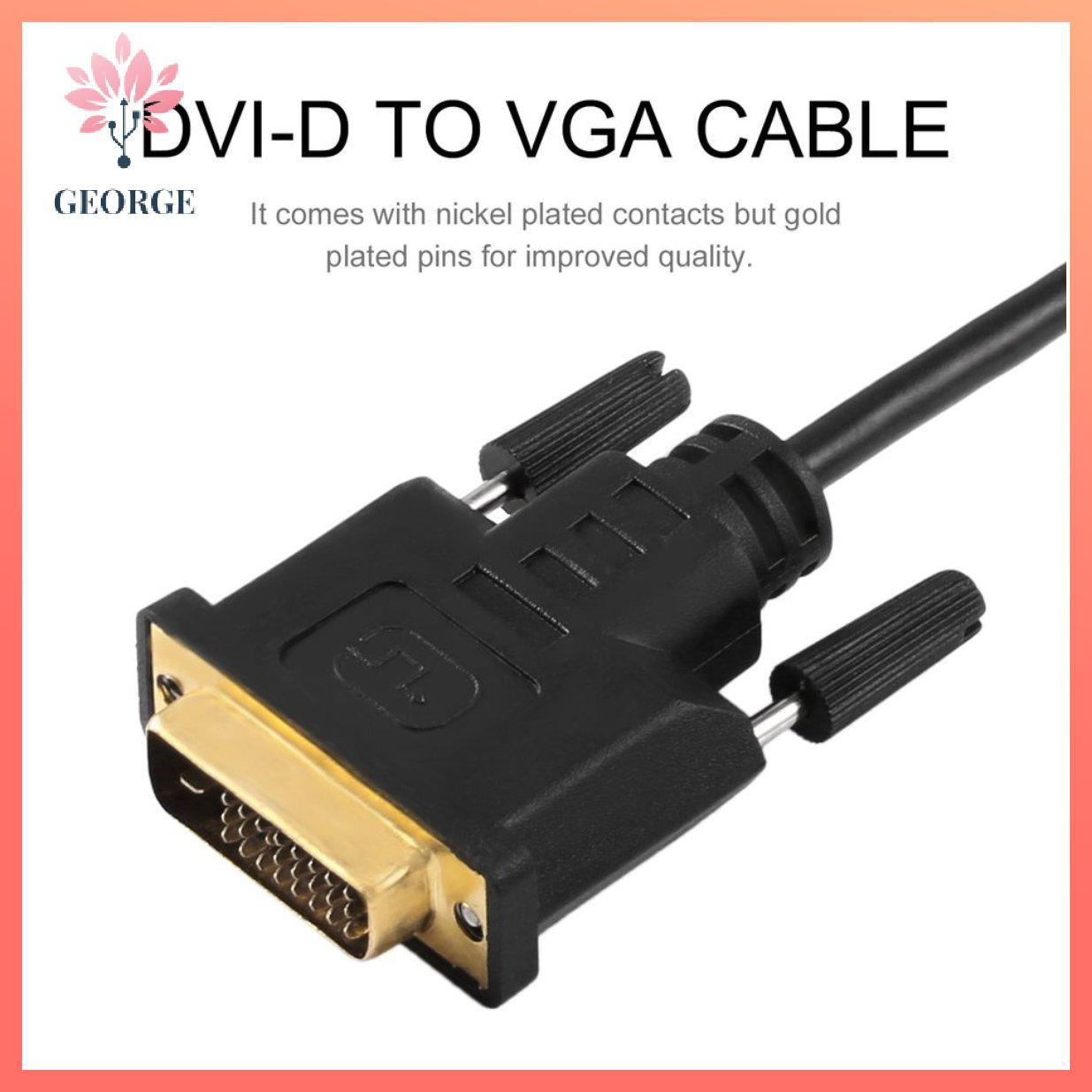 Cáp Chuyển Đổi Dvi-D Sang Vga Cho Màn Hình Máy Tính