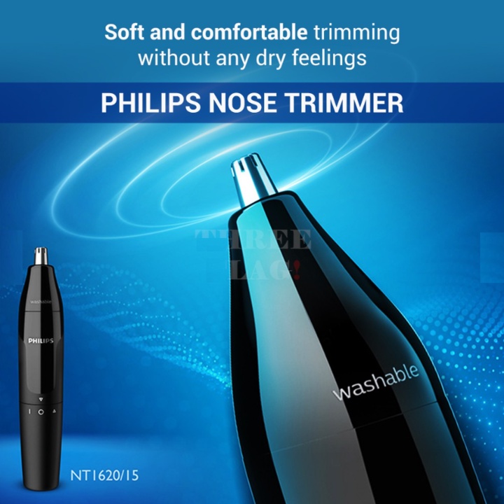 Máy tỉa lông mũi và lông tai thông minh nhãn hiệu Philips NT1620 - hàng nhập khẩu